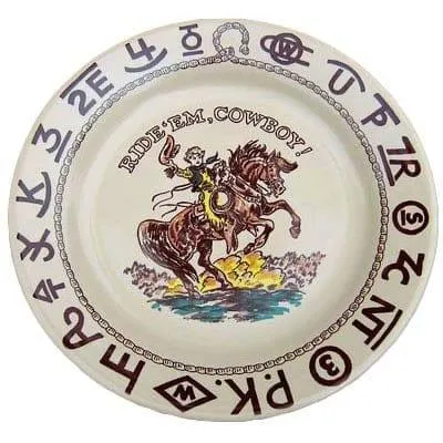 Lil' Cowboy Dish Set