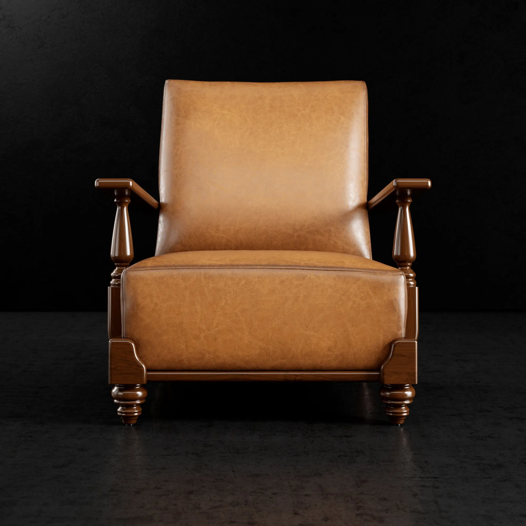 Lincoln Leather Accent Chair