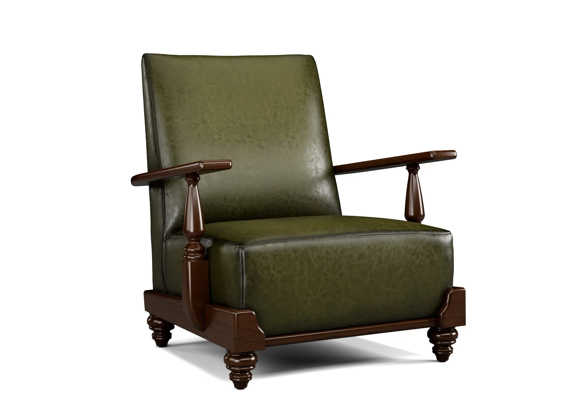 Lincoln Leather Accent Chair