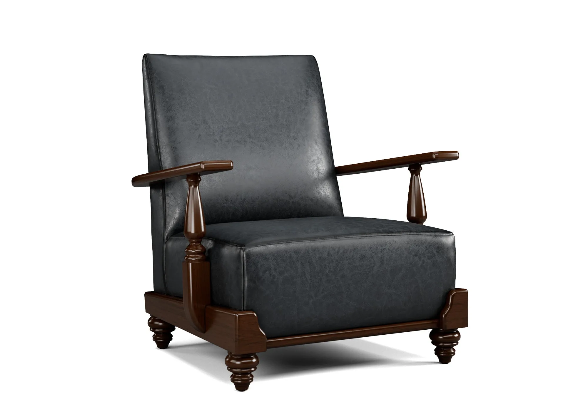 Lincoln Leather Accent Chair