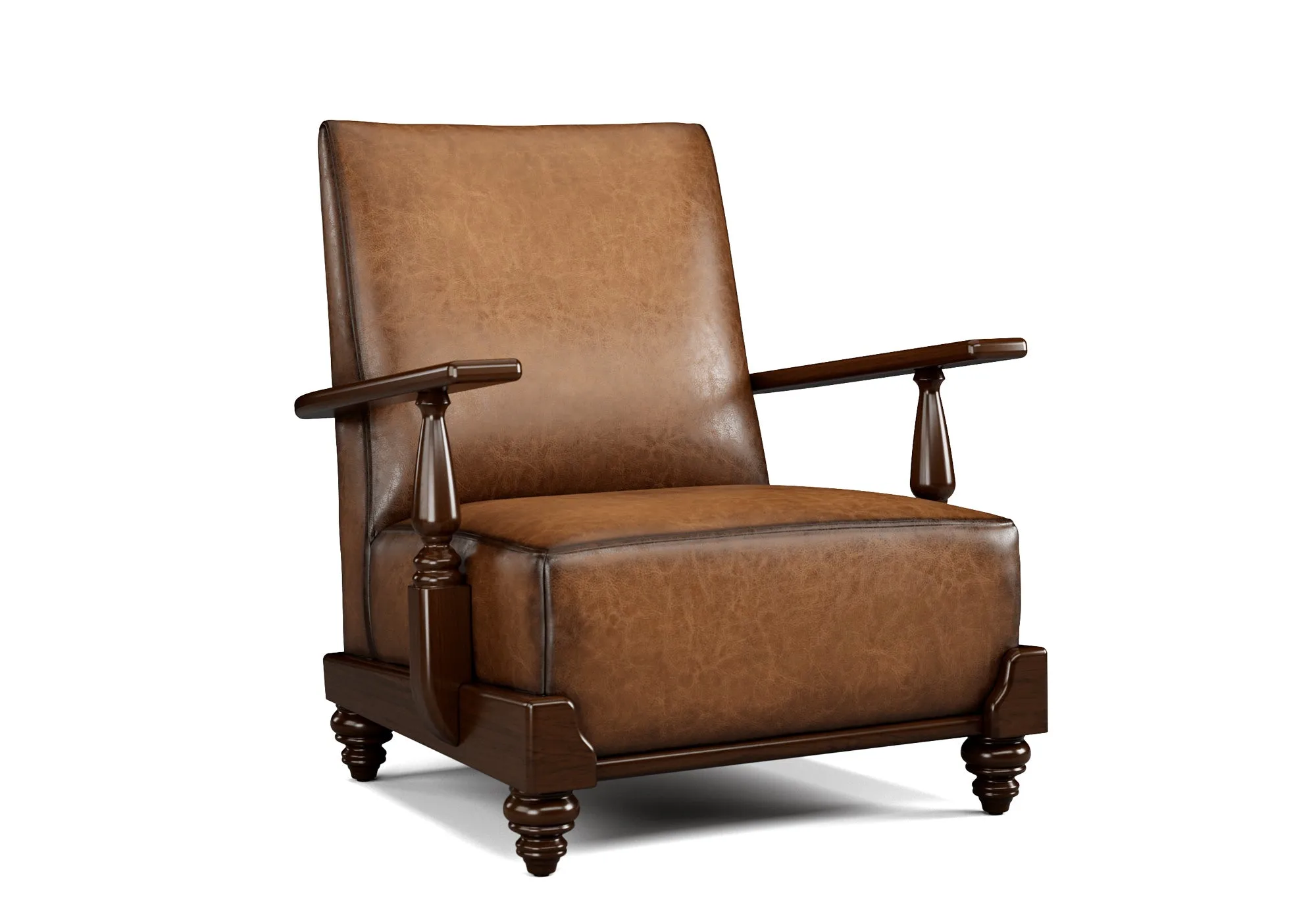 Lincoln Leather Accent Chair