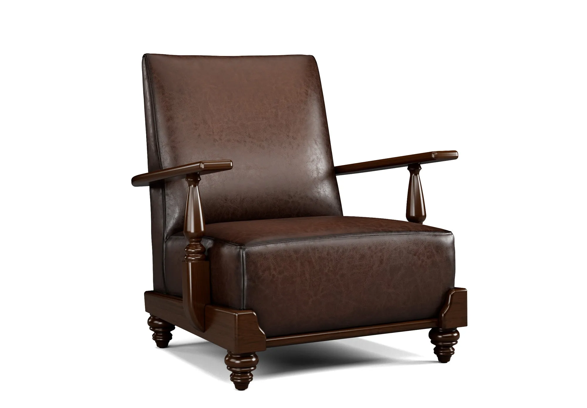 Lincoln Leather Accent Chair