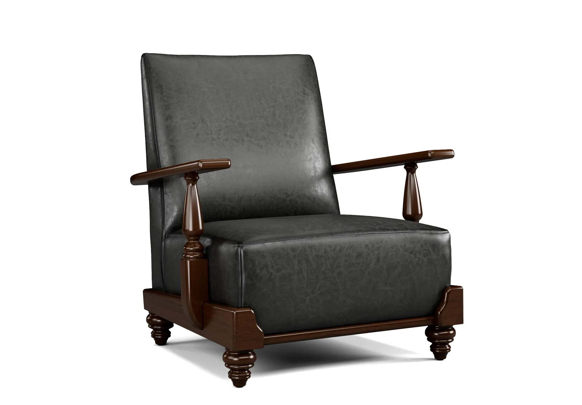 Lincoln Leather Accent Chair