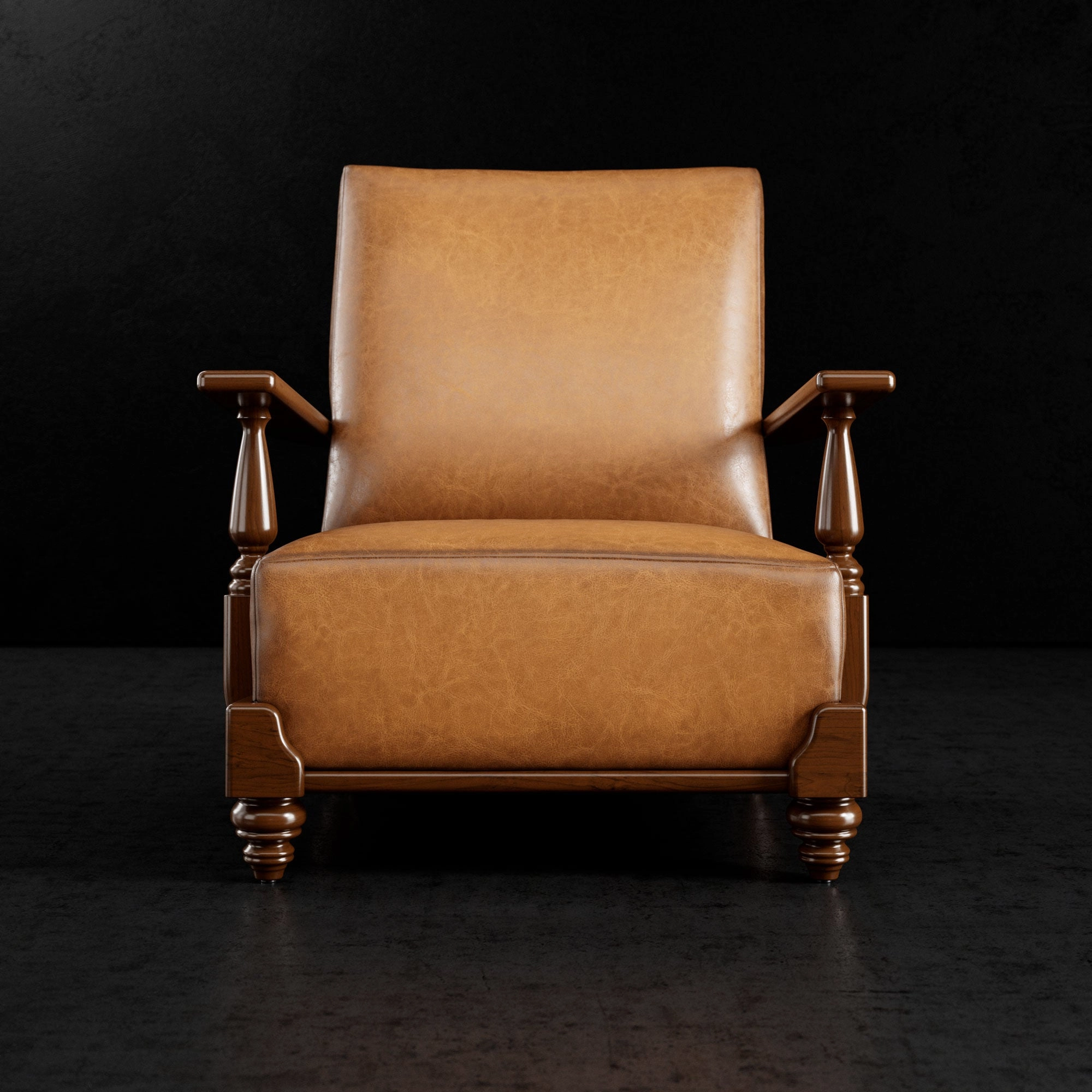 Lincoln Leather Accent Chair
