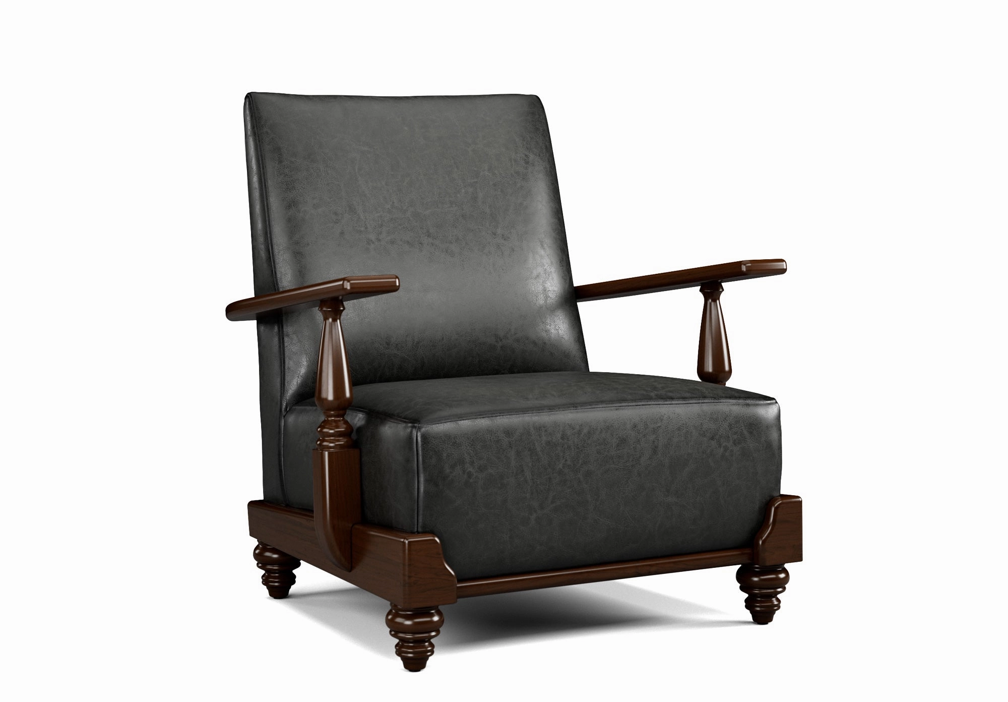 Lincoln Leather Accent Chair