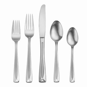Lincoln Satin 45 Piece Flatware Set