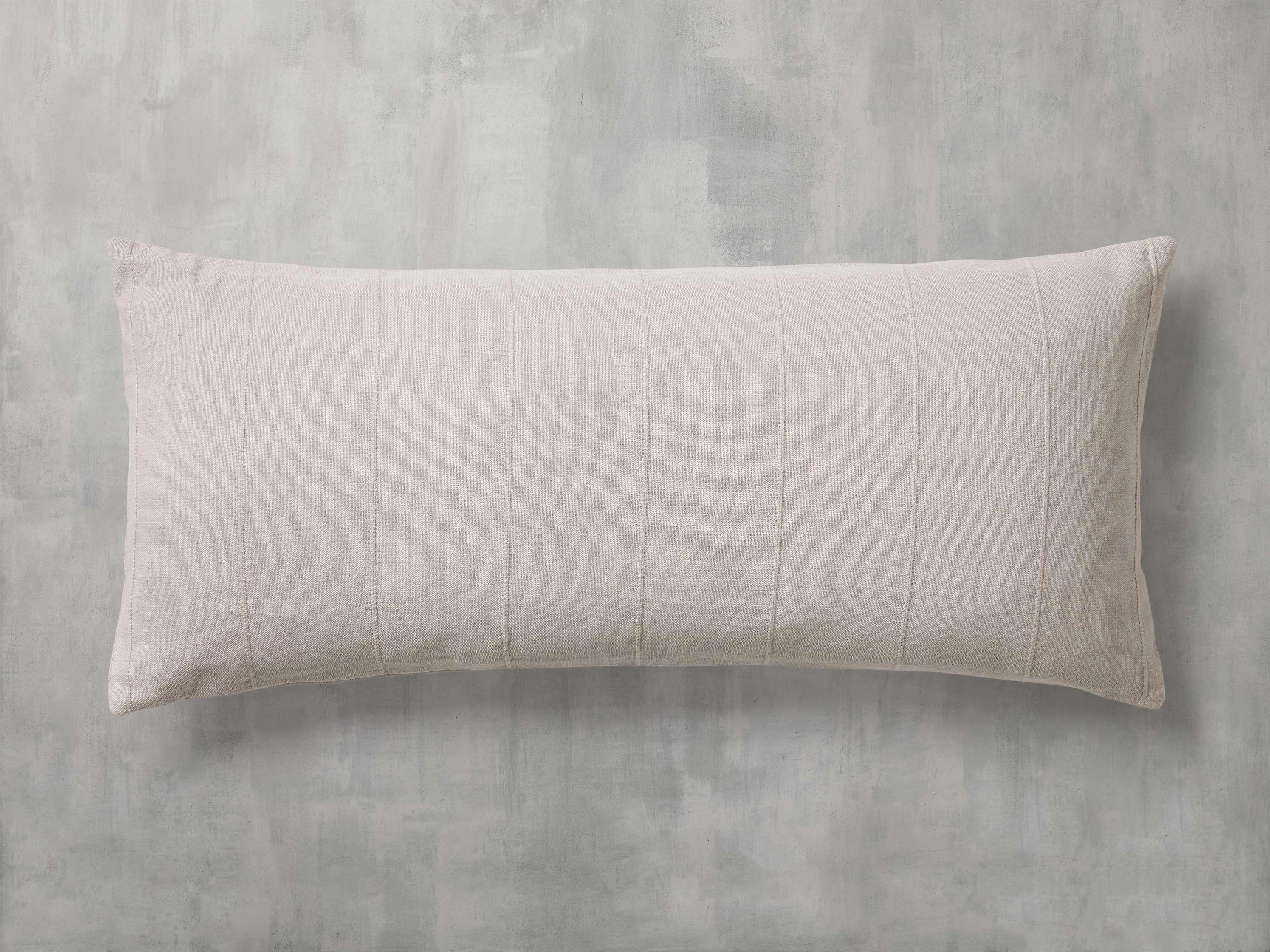 Linen Lumbar Pillow Cover in Mist