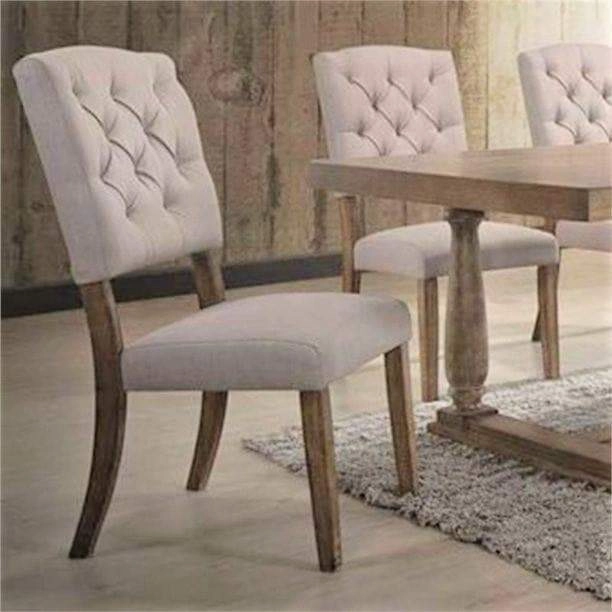 Linen Upholstered Side Chairs