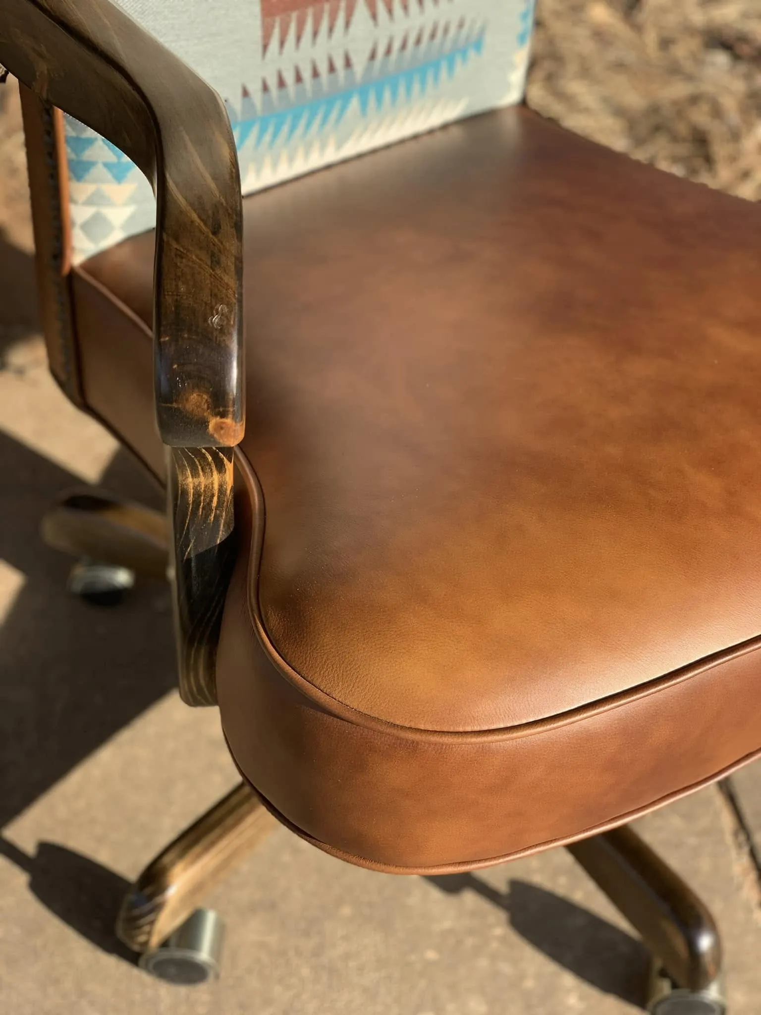 Little Chief Joseph & Leather Office Chair
