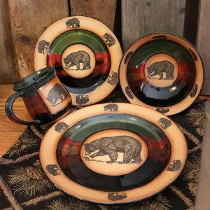 Lonesome Bear Dinnerware Set toilet seat cover, slow close seat
