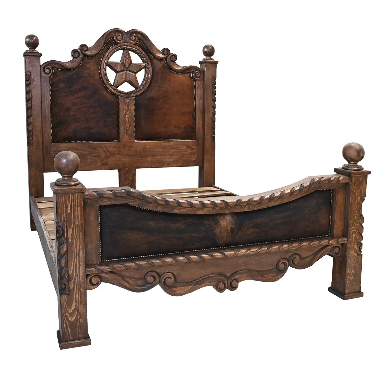 Lonestar Cowhide Bedroom Furniture