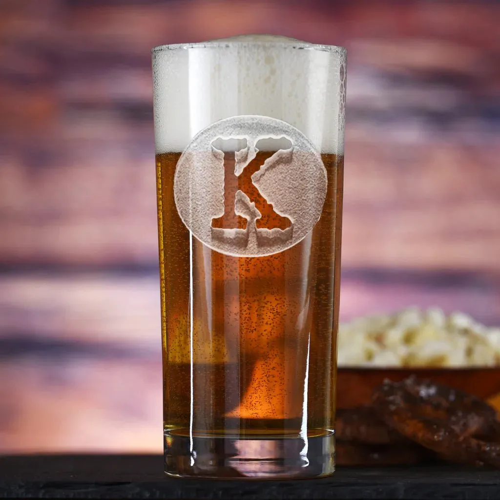 Longhorn Deep Carved Highball Glasses