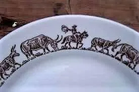 Longhorn Western Serving Platter