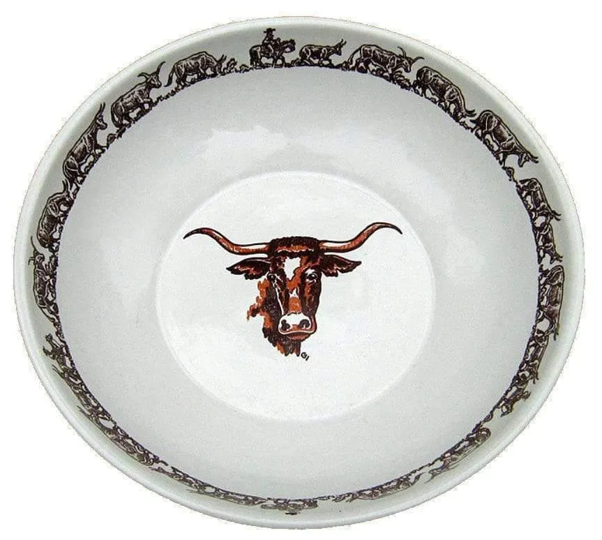 Longhorn Western Serving Platter