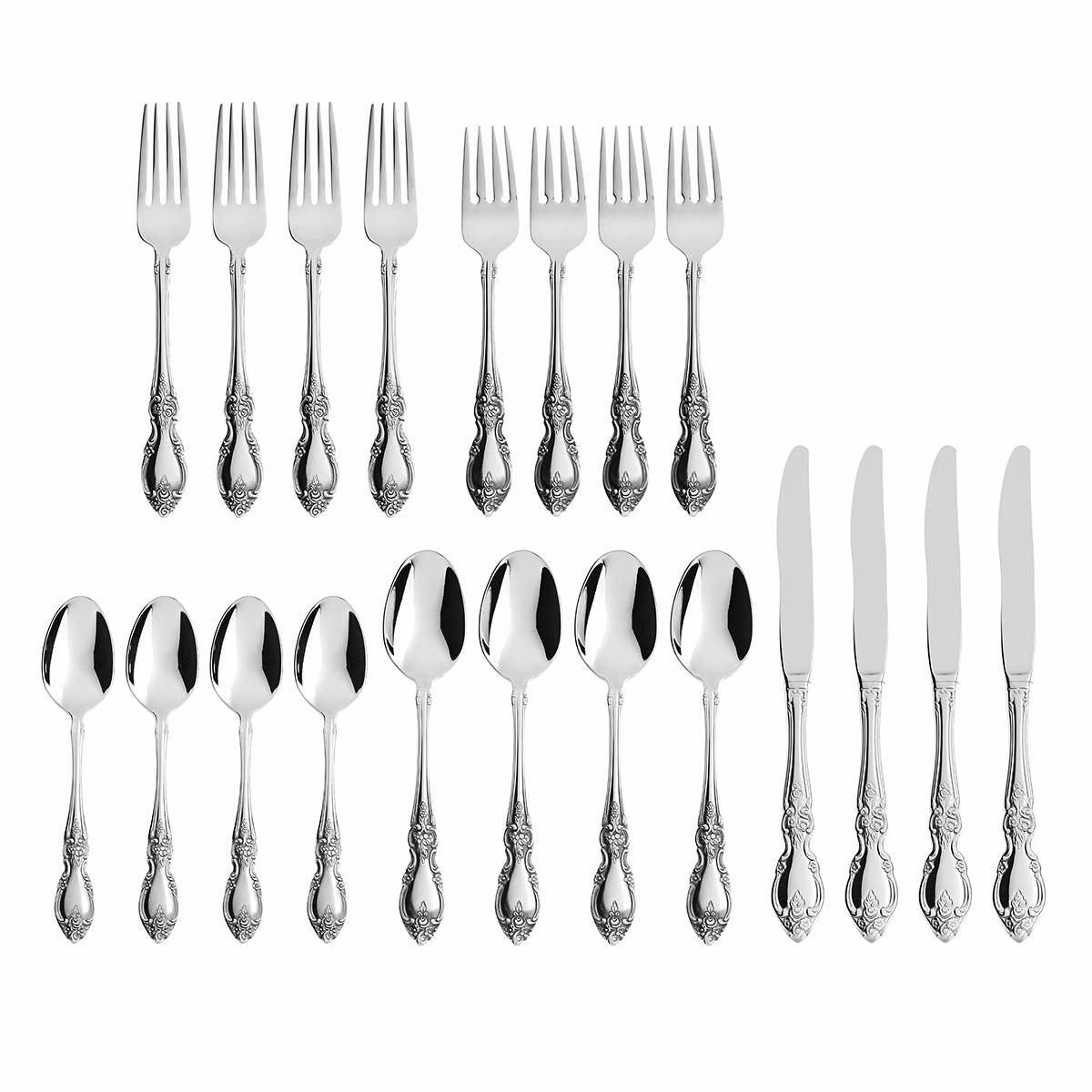 Louisiana 18/8 20 Piece Flatware Set