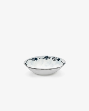 Low bowl L Mirtillo tea Midnight Flowers