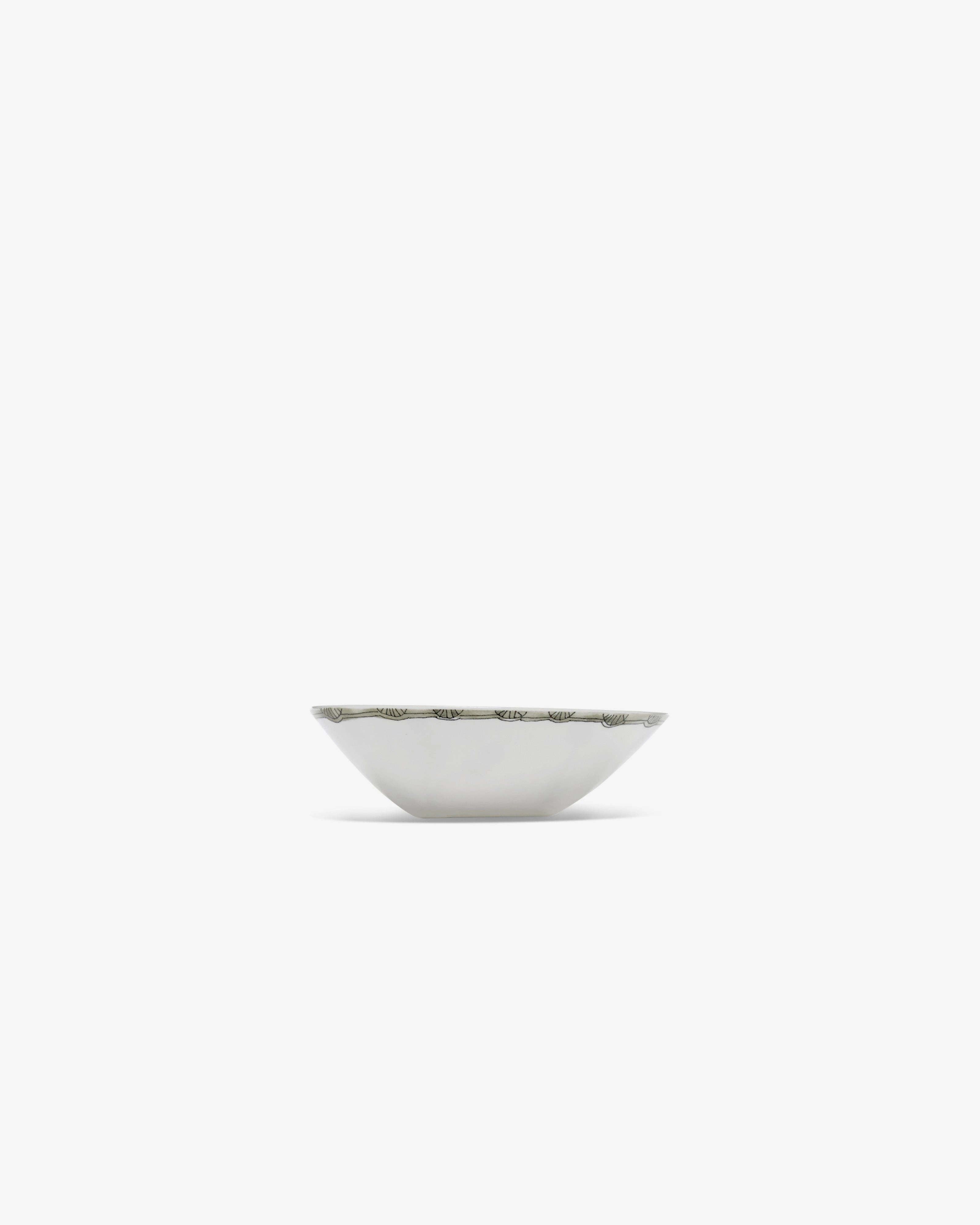 Low bowl S Mirtillo tea Midnight Flowers
