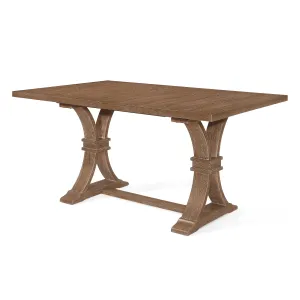 Luoma Rustic Wood Expandable Dining Table kitchen island table, dining furniture