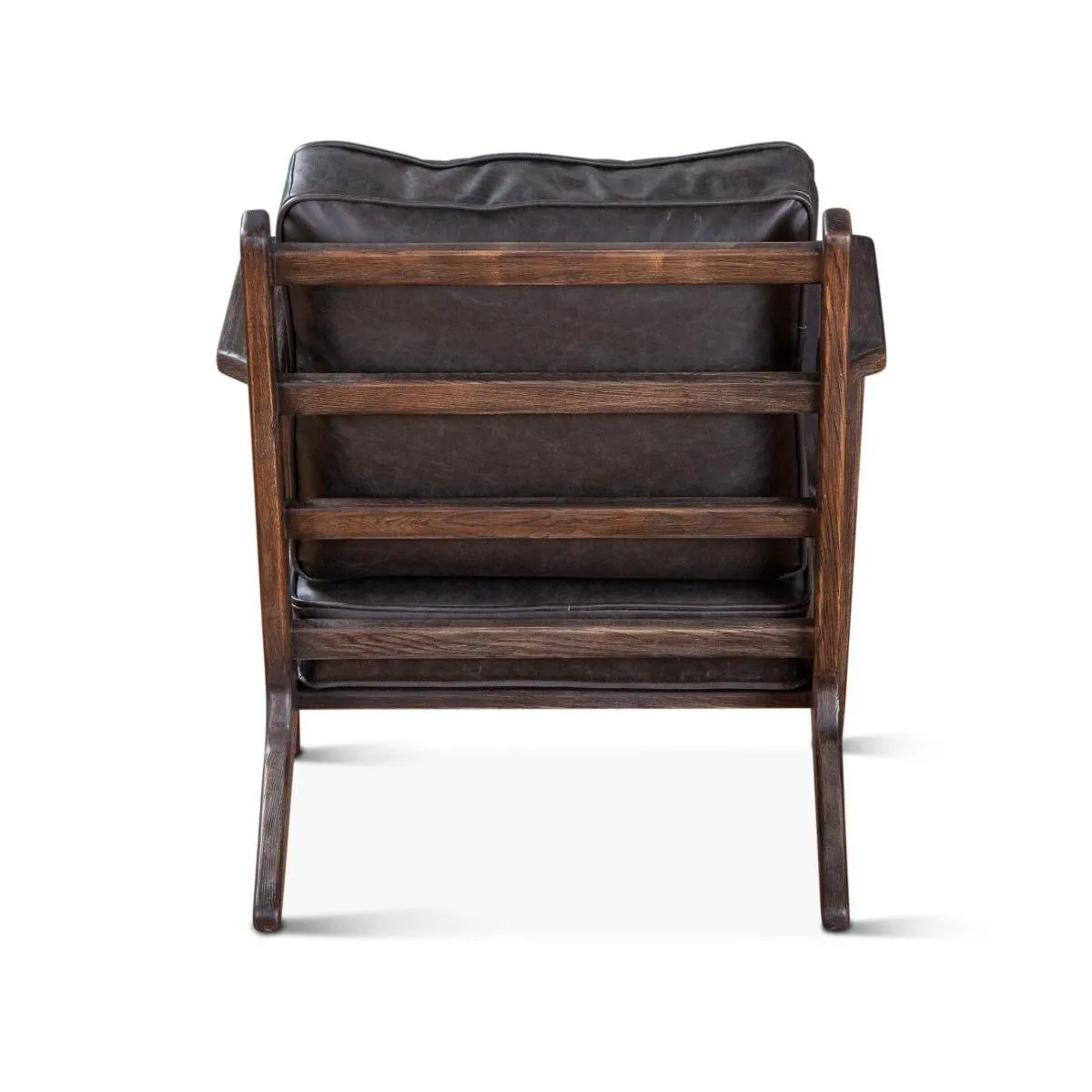 Luxury Black Leather Lounge Chair