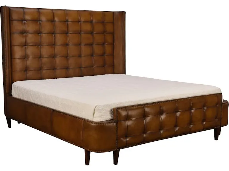 Luxury Hyatt Tufted Leather Bed