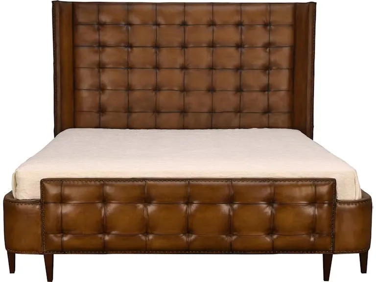 Luxury Hyatt Tufted Leather Bed