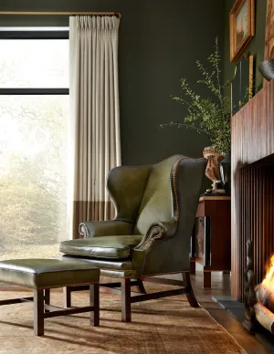 Luxury Leather Wingback Chair vanity mirror, wall mirror