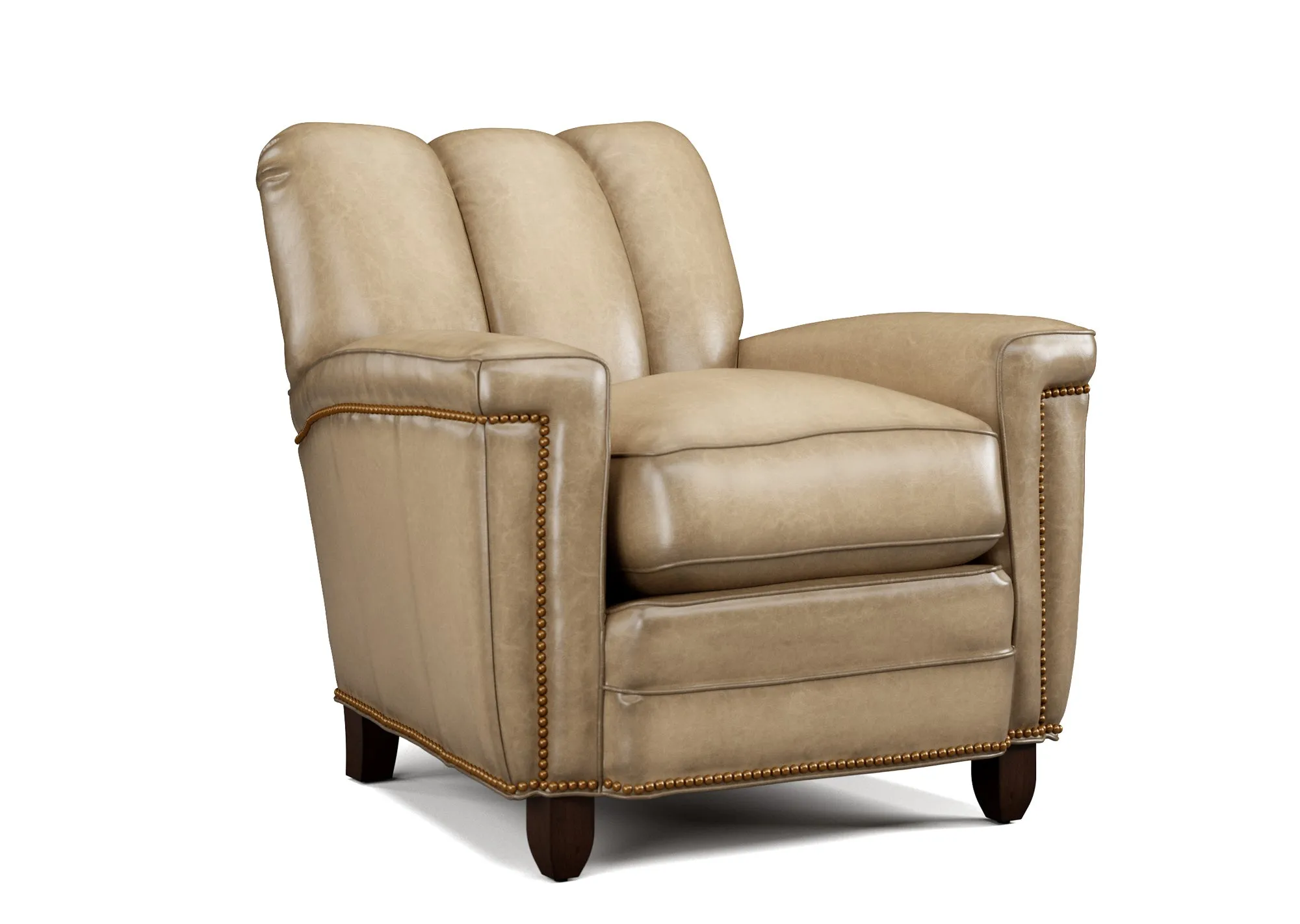 Luxury Sauvage Leather Club Chair