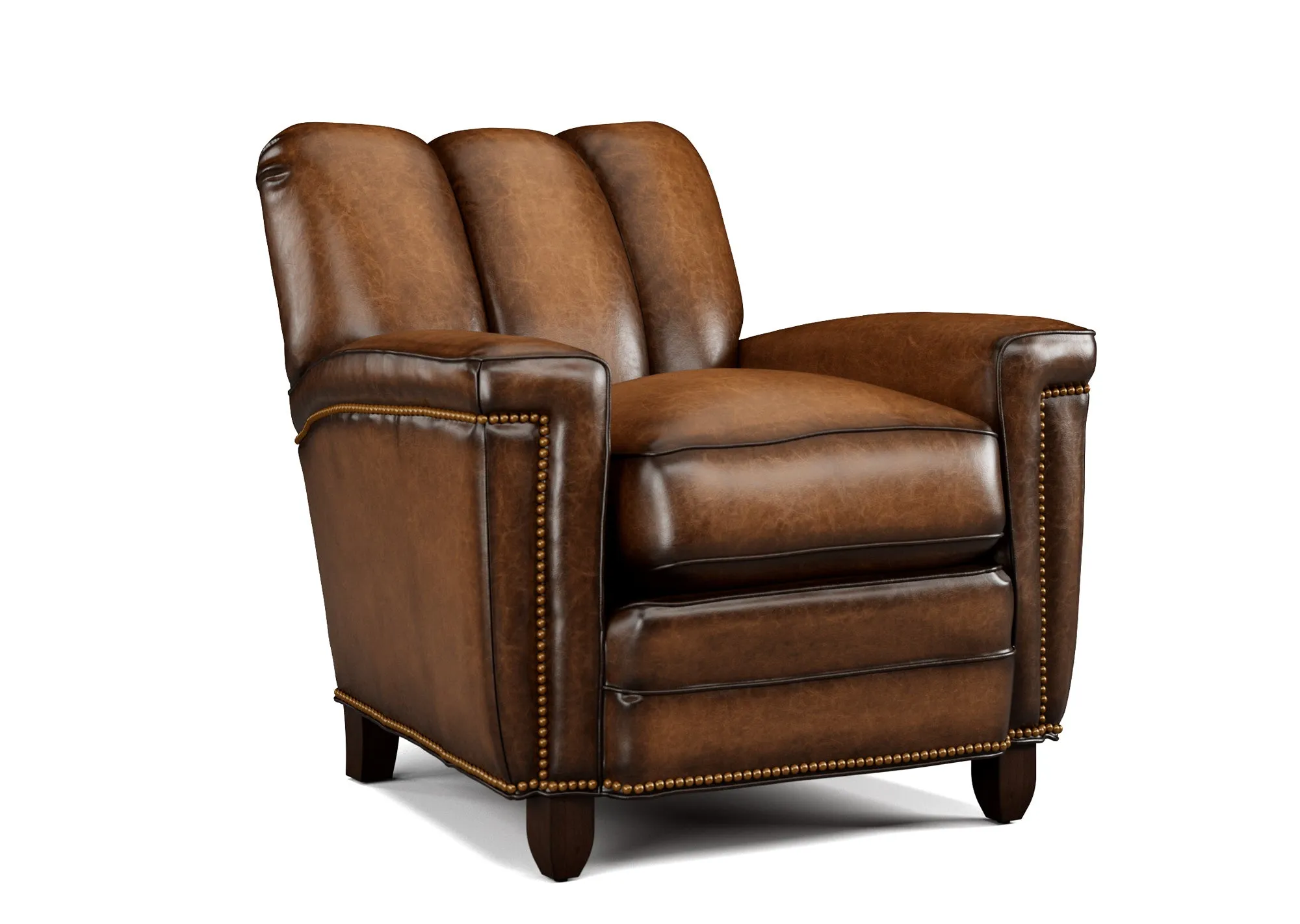 Luxury Sauvage Leather Club Chair