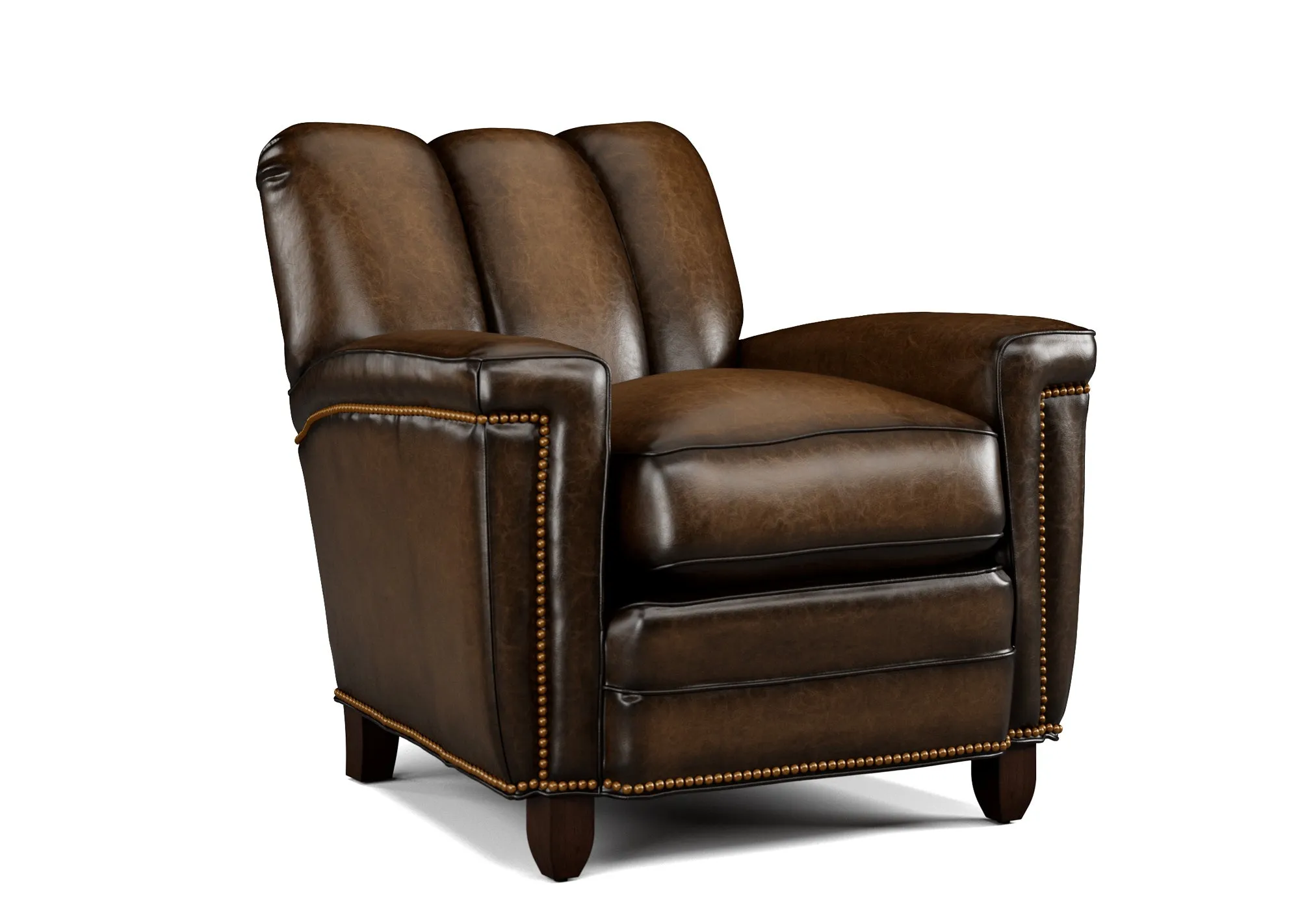 Luxury Sauvage Leather Club Chair