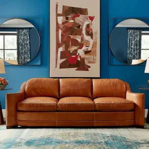 Maddox Leather Sofa vanity mirror, wall mirror