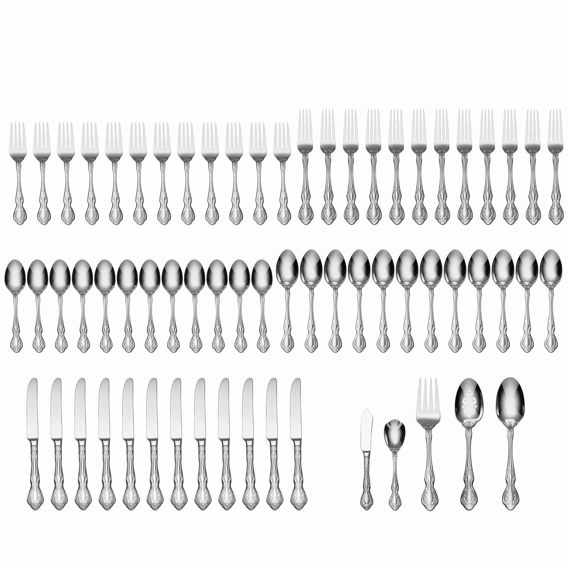 Mandolina 65 Piece Flatware Set