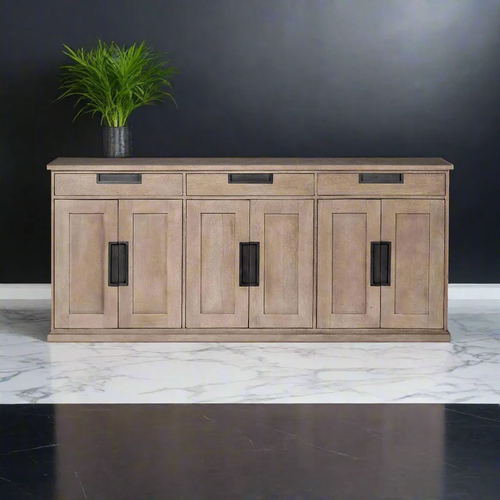 Mango Wood Sideboard euro sham, pillow shams