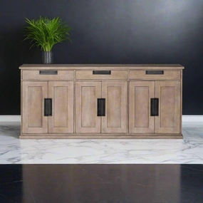 Mango Wood Sideboard vanity mirror, wall mirror