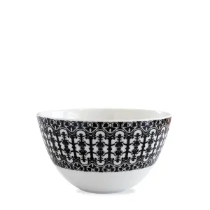 Matriarch Black & White Cereal Bowls toilet seat cover, slow close seat