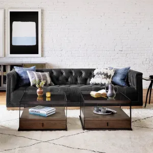 Maxine Distressed Tufted Sofa - 5 Colors gaming chair, computer chair