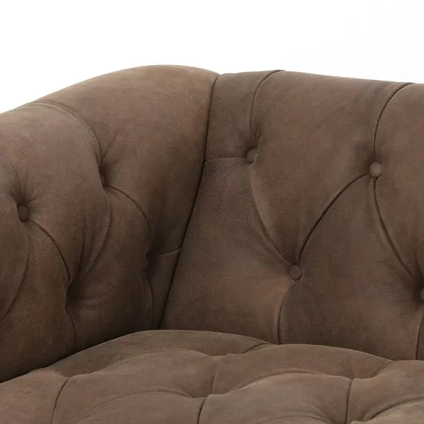 Maxine Distressed Tufted Sofa - 5 Colors