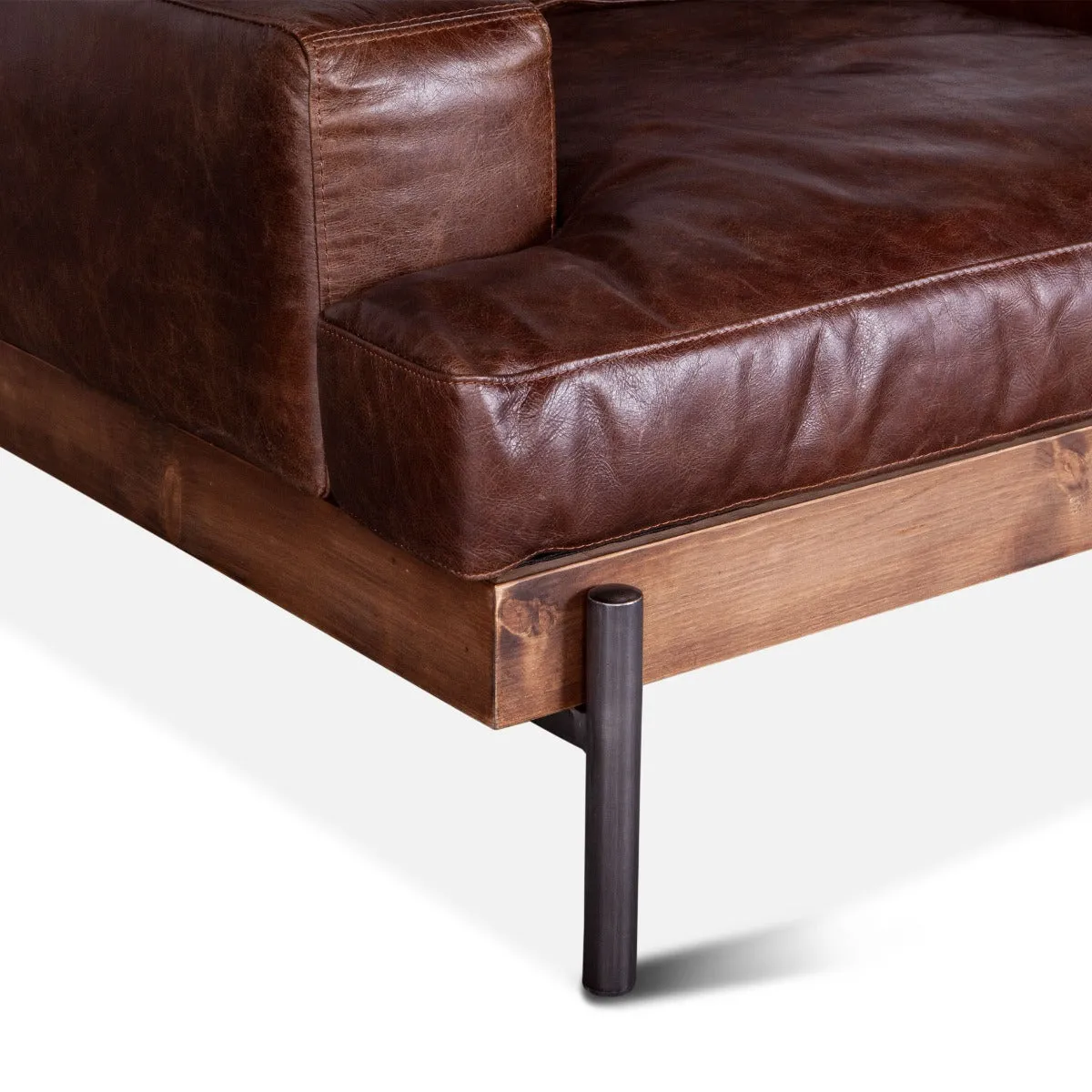 Maxwell Leather Accent Chair