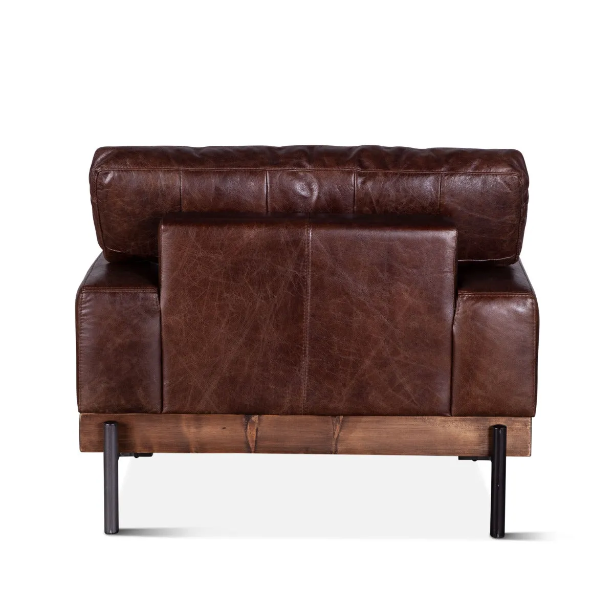 Maxwell Leather Accent Chair
