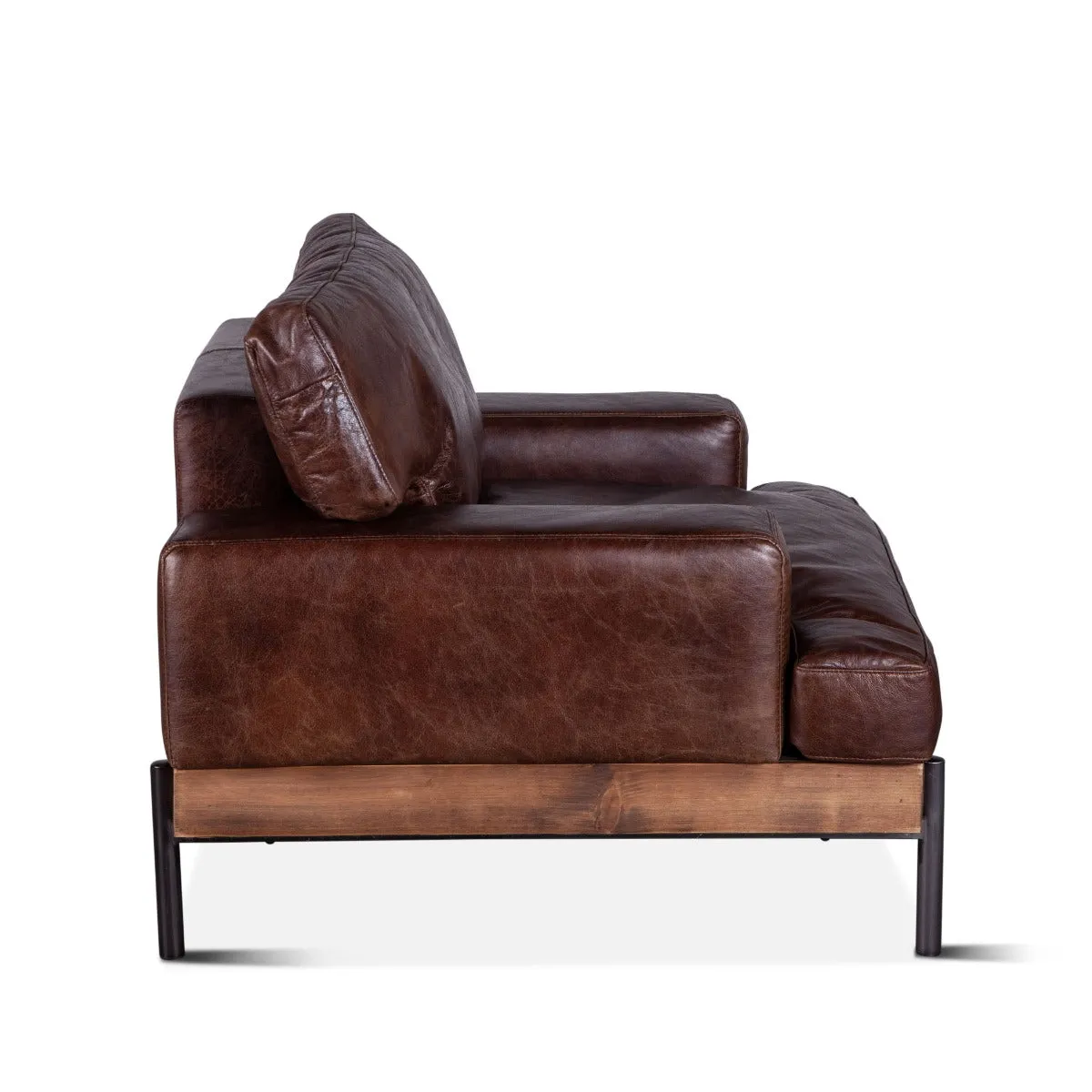 Maxwell Leather Accent Chair