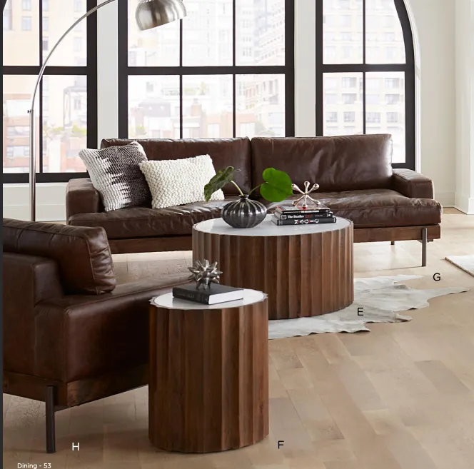 Maxwell Leather Accent Chair