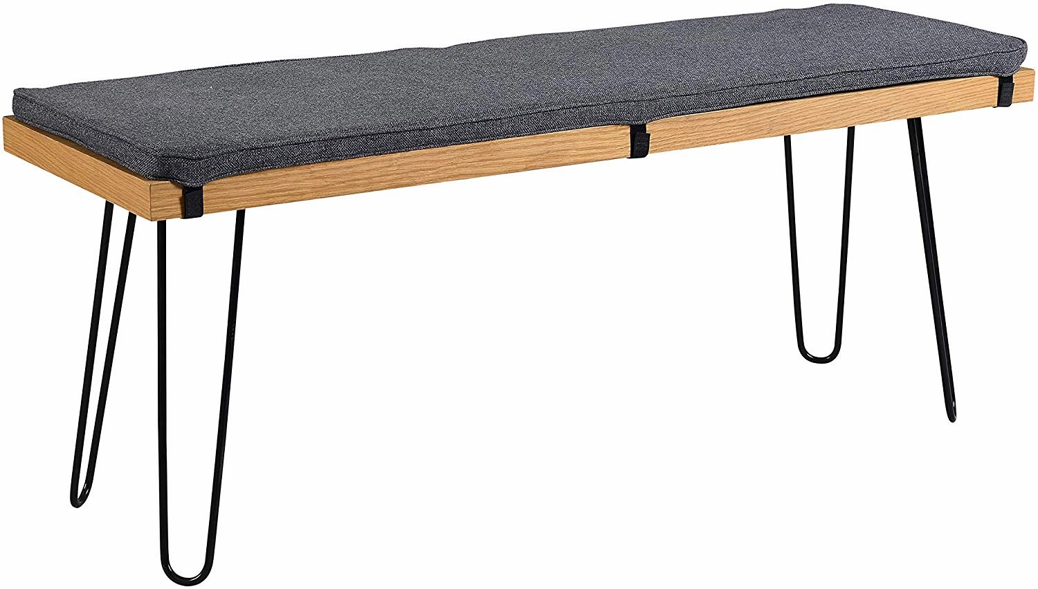 MEILEN Oak Dining Table Set with 2 Stools and 1 Dining Bench