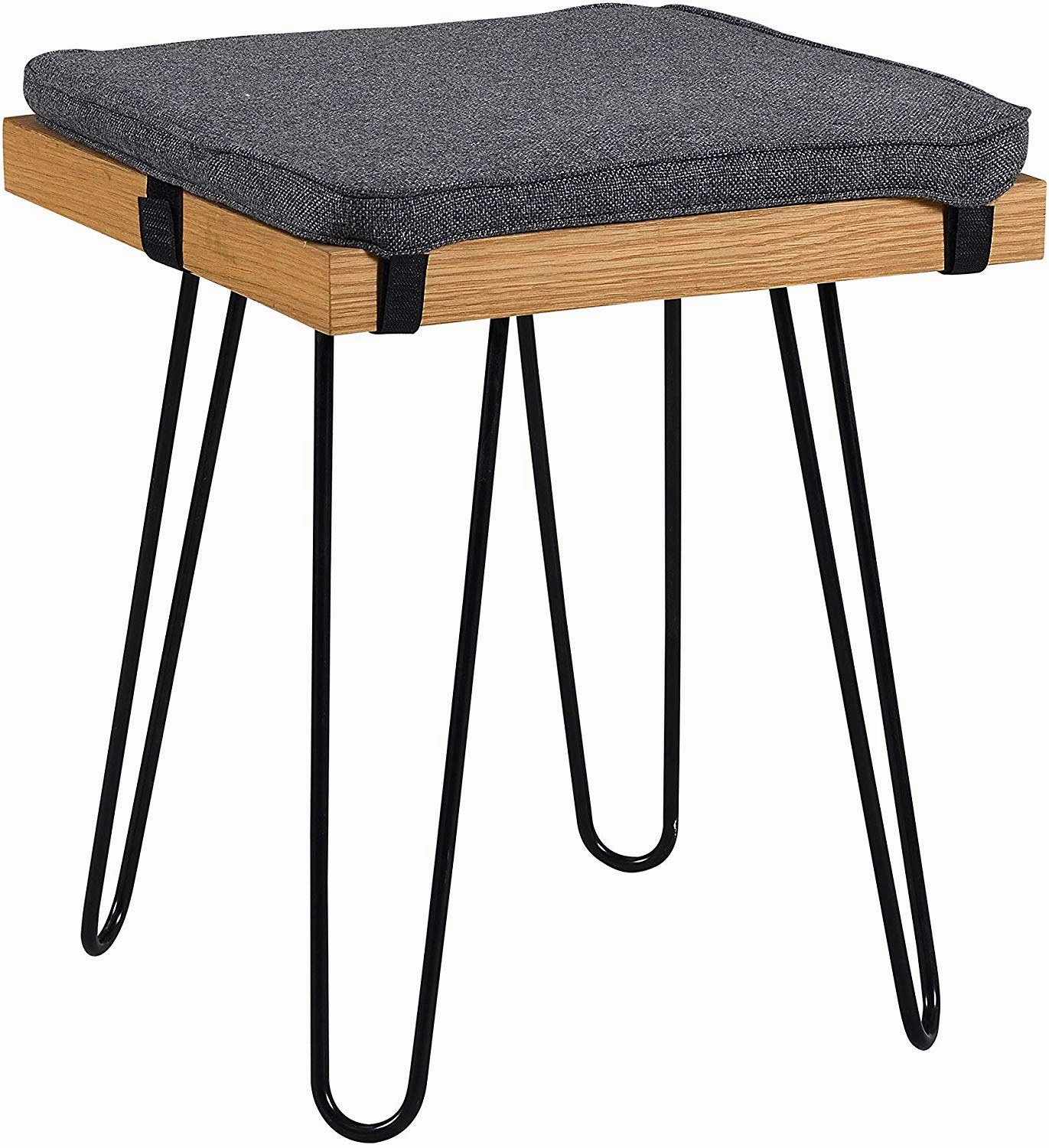 MEILEN Oak Dining Table Set with 2 Stools and 1 Dining Bench