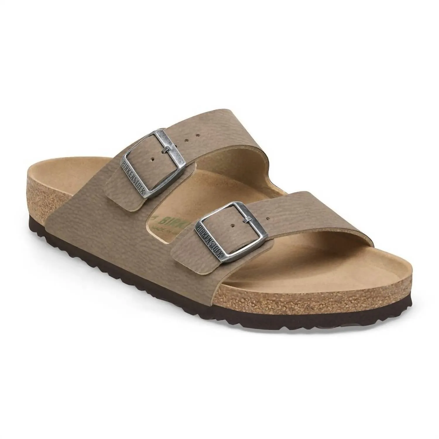 Men's Arizona Vegan Sandals In Gray Taupe