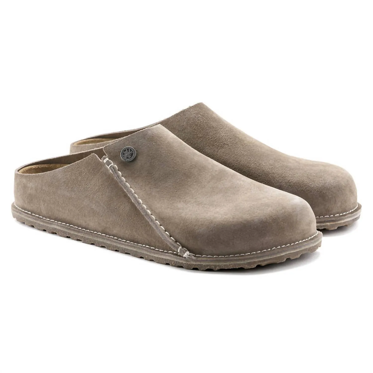 Men's Zermatt Original Footbed Slippers - Regular Fit In Gray Taupe
