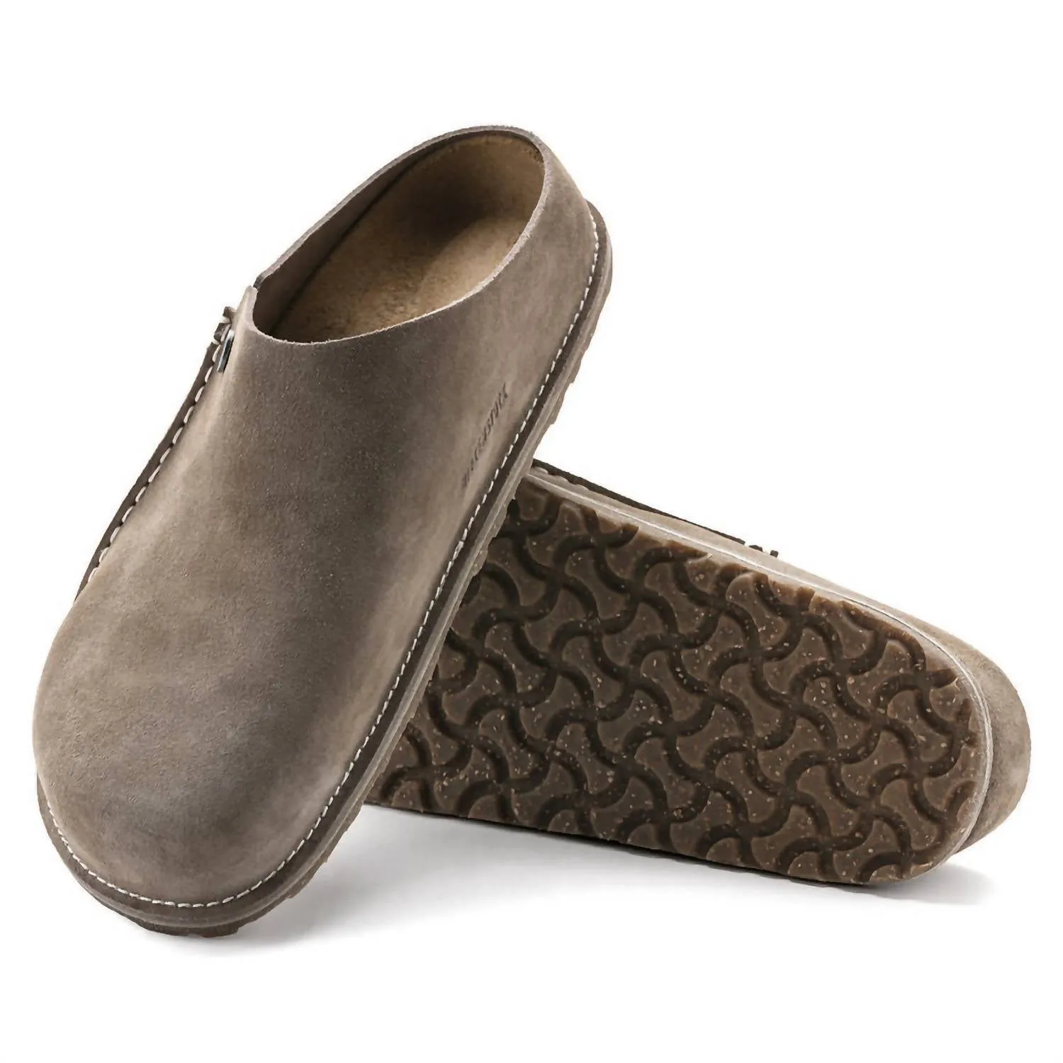 Men's Zermatt Original Footbed Slippers - Regular Fit In Gray Taupe