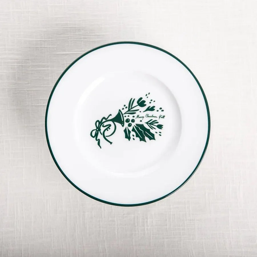 Merry Christmas Plate Set