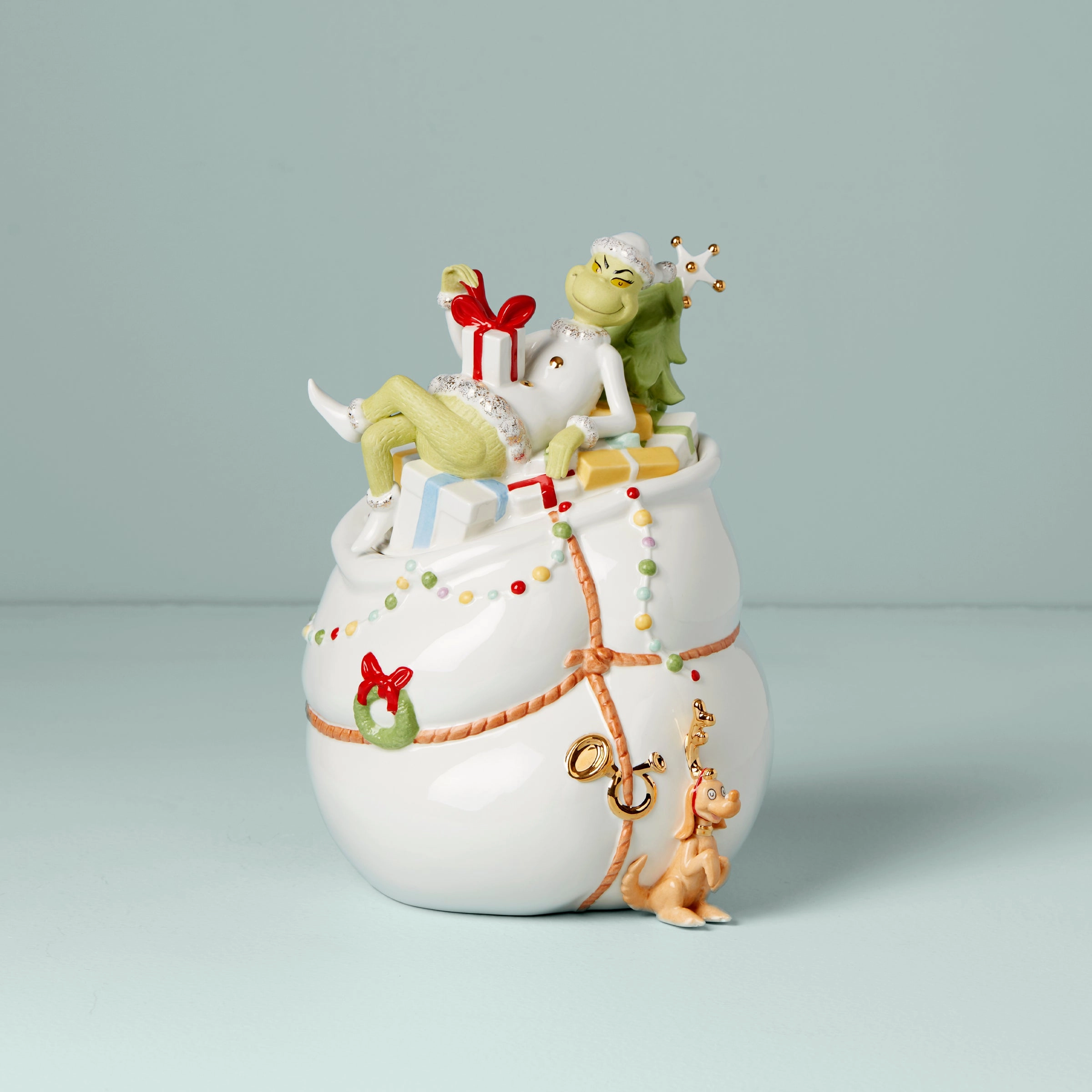 Merry Grinchmas Cookie Jar