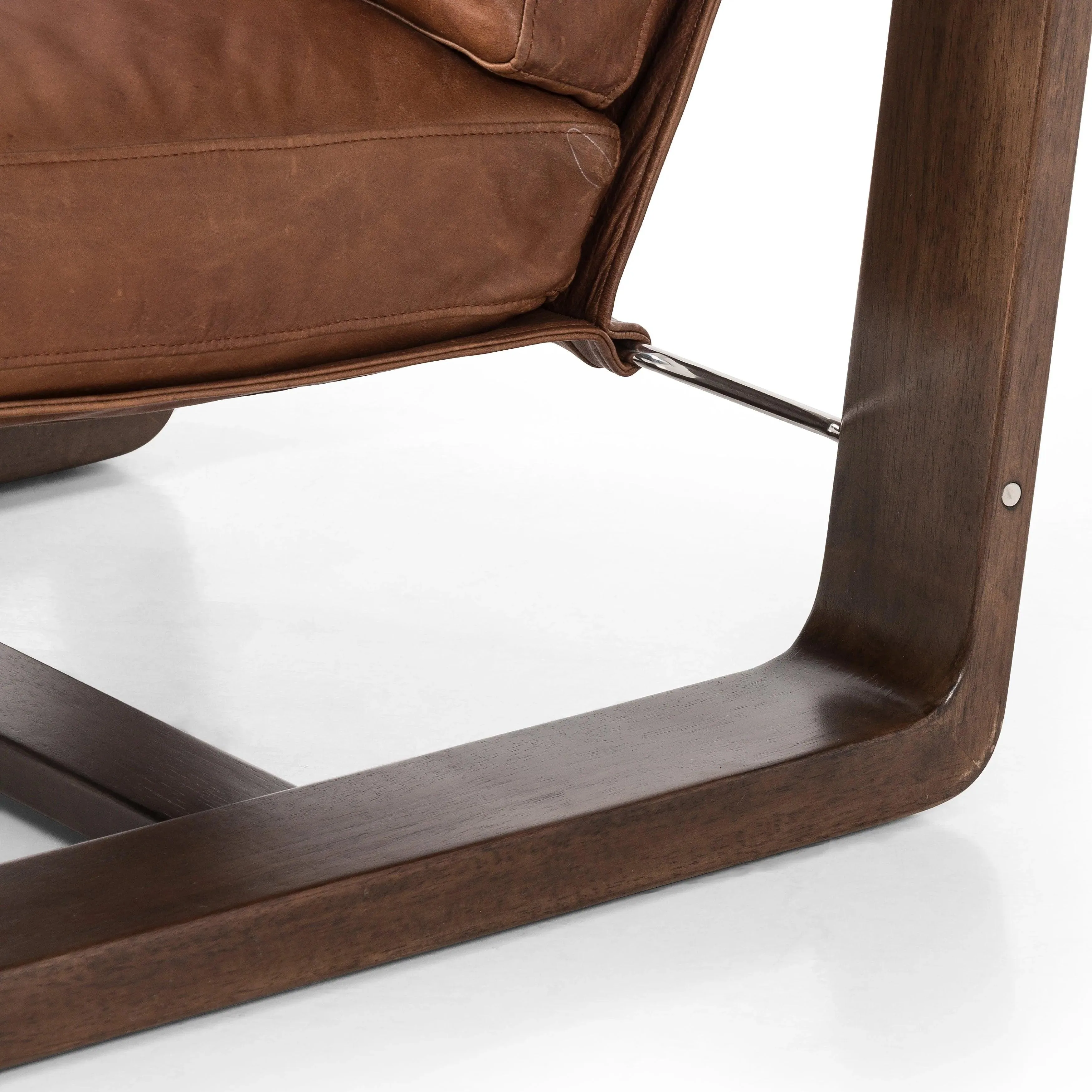 Mesa Leather Accent Chair w/ Swivel