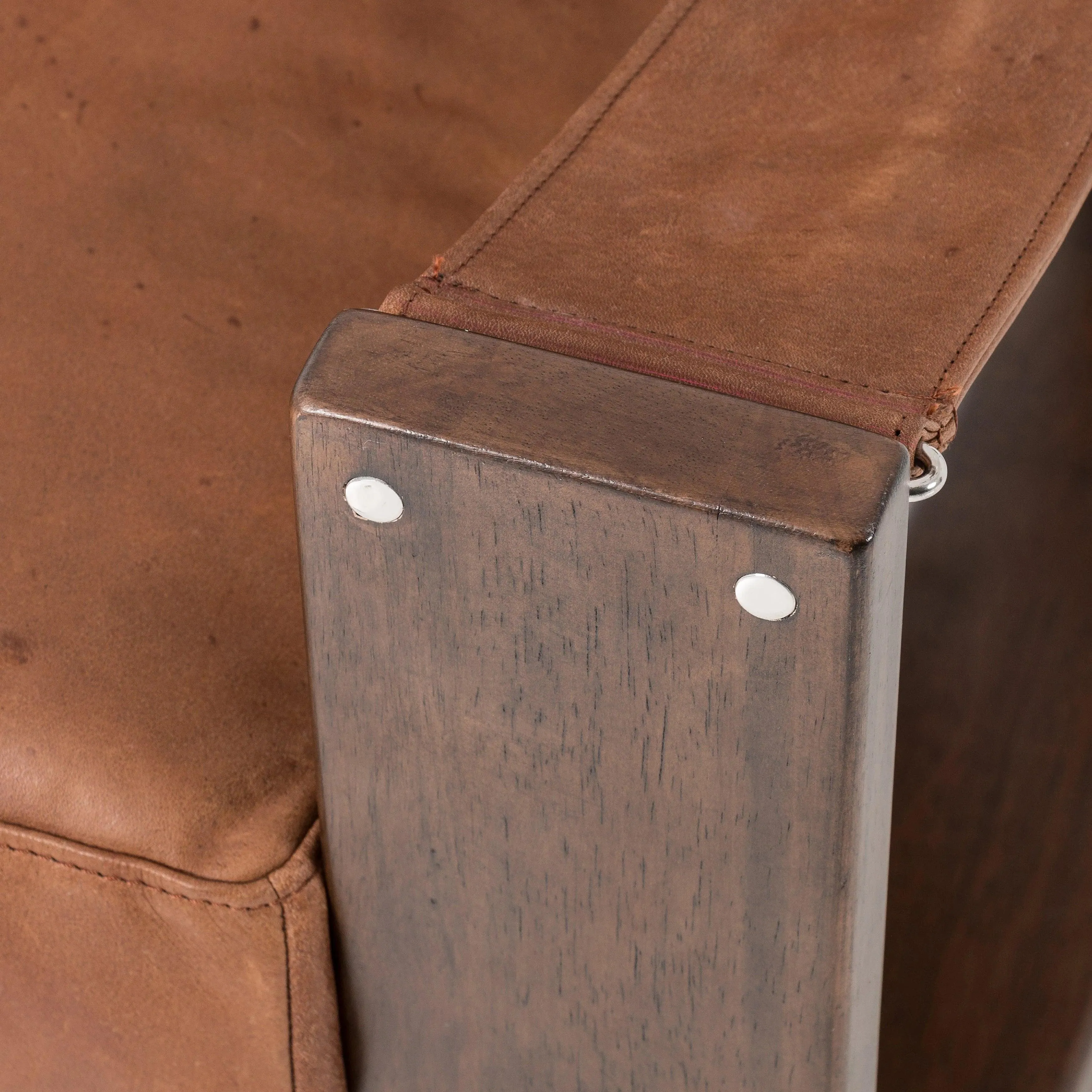 Mesa Leather Accent Chair w/ Swivel