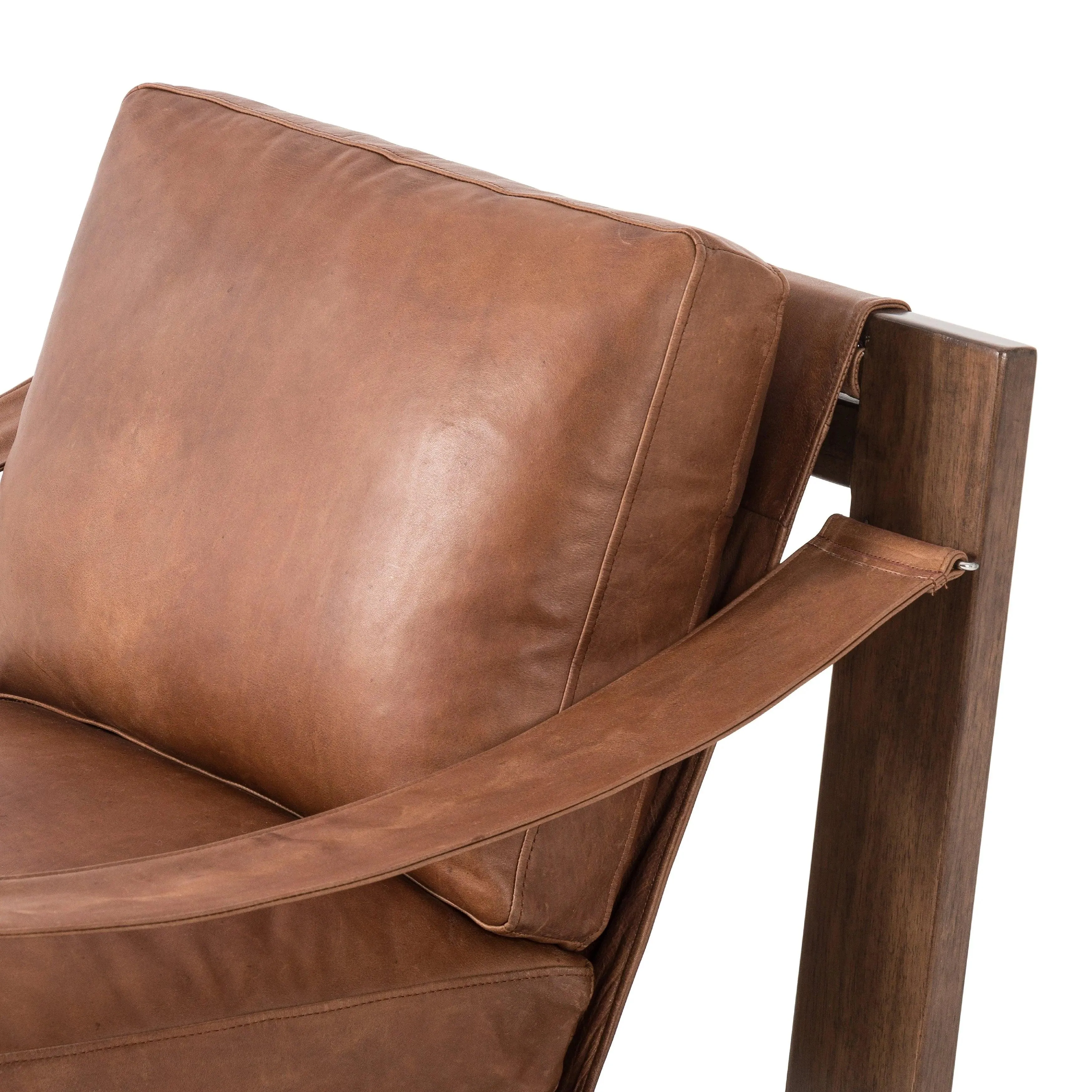 Mesa Leather Accent Chair w/ Swivel